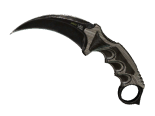 ★ Karambit | Black Laminate (Battle-Scarred)