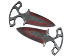 ★ Shadow Daggers | Crimson Web (Battle-Scarred)
