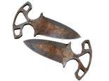 ★ Shadow Daggers | Rust Coat (Battle-Scarred)