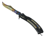 ★ StatTrak™ Butterfly Knife | Case Hardened (Well-Worn)