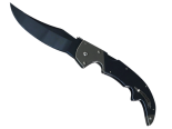 ★ StatTrak™ Falchion Knife | Blue Steel (Well-Worn)
