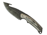 ★ StatTrak™ Gut Knife | Black Laminate (Battle-Scarred)