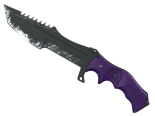 ★ StatTrak™ Huntsman Knife | Ultraviolet (Well-Worn)