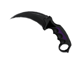 ★ StatTrak™ Karambit | Ultraviolet (Well-Worn)