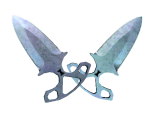 ★ StatTrak™ Shadow Daggers | Blue Steel (Factory New)