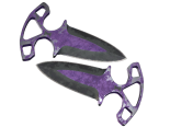 ★ StatTrak™ Shadow Daggers | Ultraviolet (Battle-Scarred)