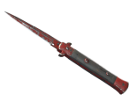★ StatTrak™ Stiletto Knife | Crimson Web (Battle-Scarred)