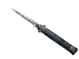 ★ StatTrak™ Stiletto Knife | Night Stripe (Battle-Scarred)