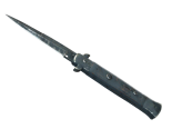 ★ Stiletto Knife | Night Stripe (Battle-Scarred)