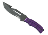 ★ Survival Knife | Ultraviolet (Battle-Scarred)