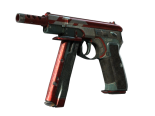 CZ75-Auto | Red Astor (Battle-Scarred)