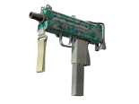 MAC-10 | Malachite (Battle-Scarred)