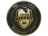Patch | Movistar Riders (Gold) | Stockholm 2021