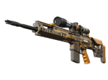 SCAR-20 | Short Ochre (Battle-Scarred)