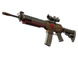 SG 553 | Berry Gel Coat (Battle-Scarred)