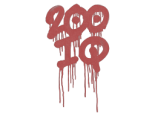 Sealed Graffiti | 200 IQ (Blood Red)