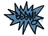 Sealed Graffiti | BOOM (Monarch Blue)