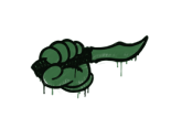 Sealed Graffiti | Backstab (Jungle Green)