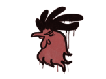 Sealed Graffiti | Cocky (Blood Red)