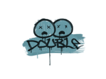 Sealed Graffiti | Double (Wire Blue)