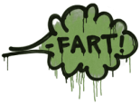 Sealed Graffiti | Fart (Battle Green)
