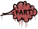 Sealed Graffiti | Fart (Blood Red)
