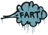 Sealed Graffiti | Fart (Wire Blue)