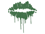 Sealed Graffiti | Kiss (Jungle Green)