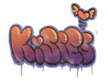 Sealed Graffiti | Kisses
