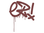 Sealed Graffiti | Little EZ (Brick Red)