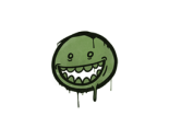 Sealed Graffiti | Mr. Teeth (Battle Green)
