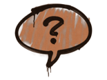 Sealed Graffiti | Question Mark (Tiger Orange)