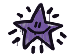 Sealed Graffiti | Shining Star (Monster Purple)