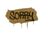 Sealed Graffiti | Sorry (Desert Amber)