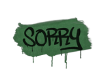 Sealed Graffiti | Sorry (Jungle Green)
