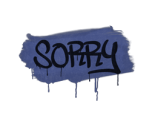 Sealed Graffiti | Sorry (SWAT Blue)