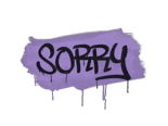 Sealed Graffiti | Sorry (Violent Violet)