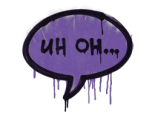 Sealed Graffiti | Uh Oh (Monster Purple)