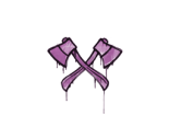Sealed Graffiti | X-Axes (Bazooka Pink)