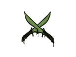 Sealed Graffiti | X-Knives (Battle Green)