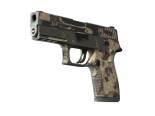 Souvenir P250 | Black & Tan (Battle-Scarred)
