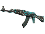 StatTrak™ AK-47 | Frontside Misty (Battle-Scarred)
