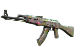 StatTrak™ AK-47 | Head Shot (Well-Worn)