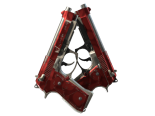 StatTrak™ Dual Berettas | Hemoglobin (Field-Tested)