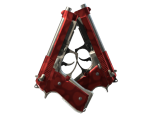 StatTrak™ Dual Berettas | Hemoglobin (Minimal Wear)