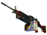 StatTrak™ M249 | Nebula Crusader (Well-Worn)