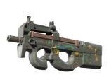 StatTrak™ P90 | Emerald Dragon (Battle-Scarred)