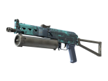 StatTrak™ PP-Bizon | Cobalt Halftone (Minimal Wear)