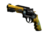 StatTrak™ R8 Revolver | Banana Cannon (Well-Worn)