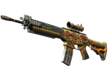 StatTrak™ SG 553 | Colony IV (Well-Worn)
